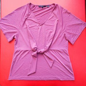 Vero Moda V neck short sleeve shirt / blouse women's size M